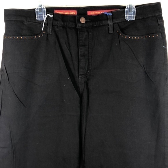 Bnwt- NYDJ 458BR St. Leg Trousers Jean Rhinestones - Picture 3 of 8